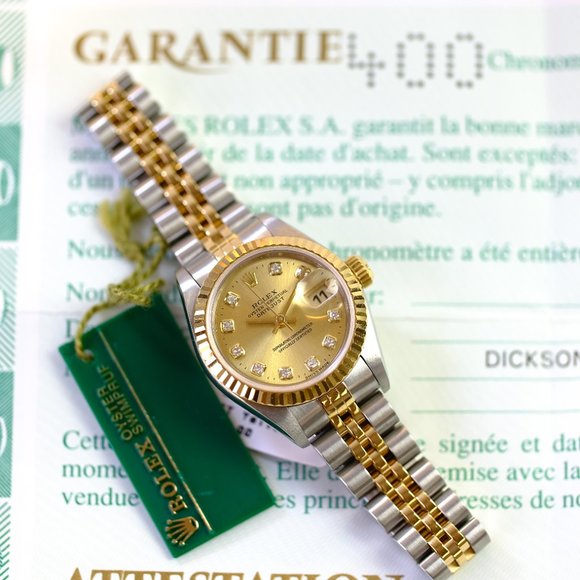 Rolex Datejust Factory Diamond Dial Box & Papers - Picture 2 of 14